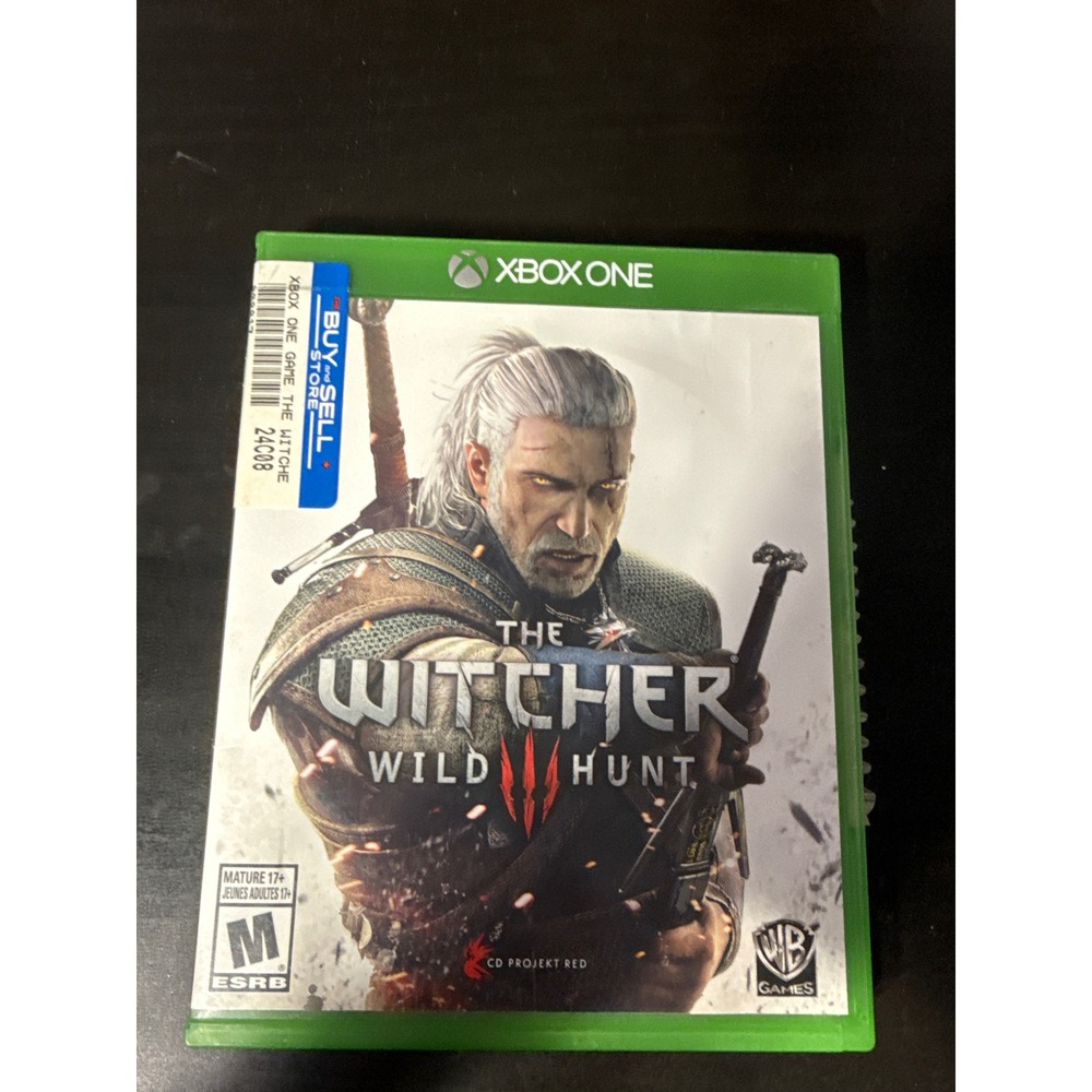 The Witcher 3 Wild Hunt Xbox One RPG Video Game CD Projekt Red WB Games